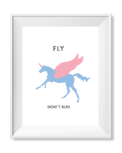 Fly, don't run