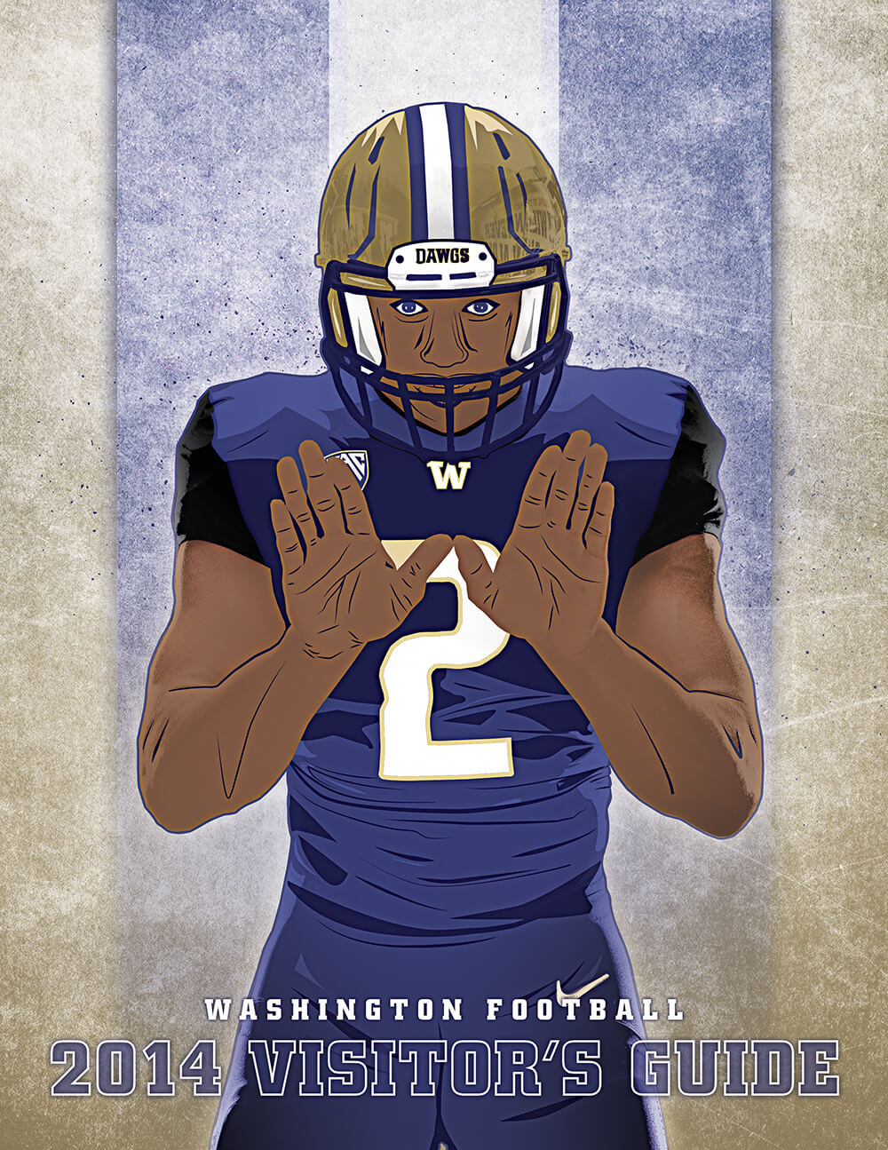 University of Washington football visitor's guide cover